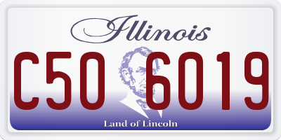 IL license plate C506019