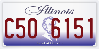 IL license plate C506151