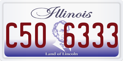 IL license plate C506333