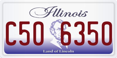 IL license plate C506350