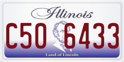 IL license plate C506433