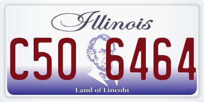 IL license plate C506464