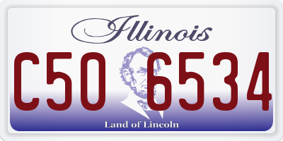 IL license plate C506534