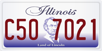IL license plate C507021