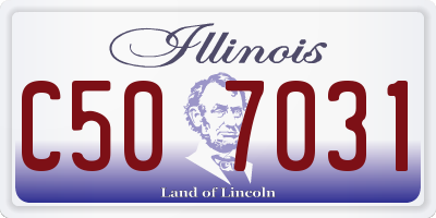 IL license plate C507031