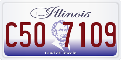 IL license plate C507109