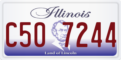 IL license plate C507244