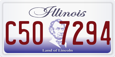 IL license plate C507294