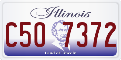 IL license plate C507372
