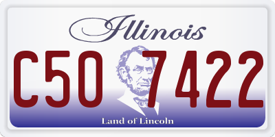 IL license plate C507422