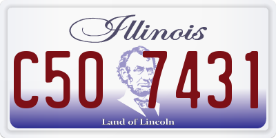 IL license plate C507431
