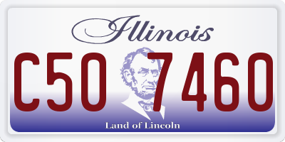 IL license plate C507460