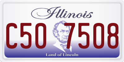 IL license plate C507508