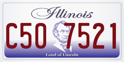 IL license plate C507521