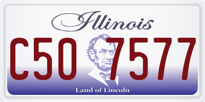 IL license plate C507577