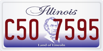 IL license plate C507595