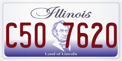 IL license plate C507620