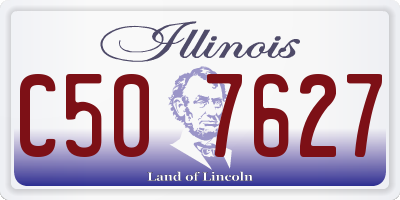 IL license plate C507627