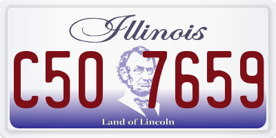 IL license plate C507659