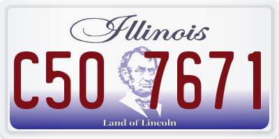 IL license plate C507671