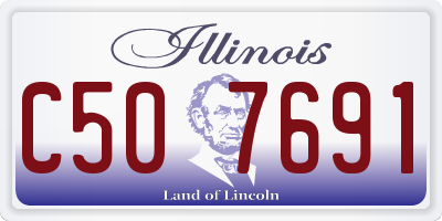 IL license plate C507691