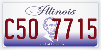 IL license plate C507715