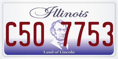 IL license plate C507753