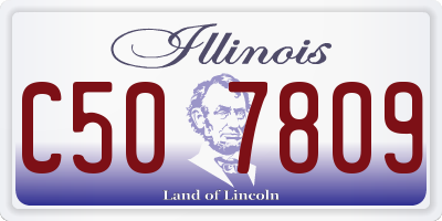 IL license plate C507809