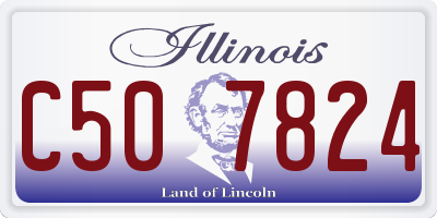 IL license plate C507824