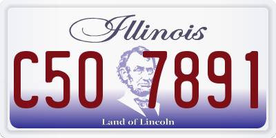 IL license plate C507891
