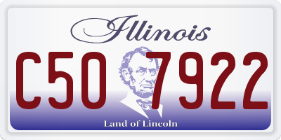 IL license plate C507922