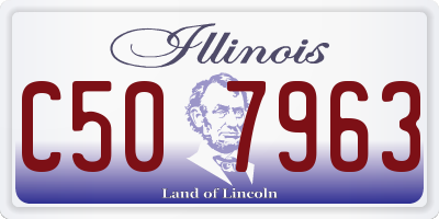 IL license plate C507963