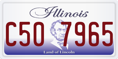 IL license plate C507965