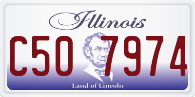 IL license plate C507974