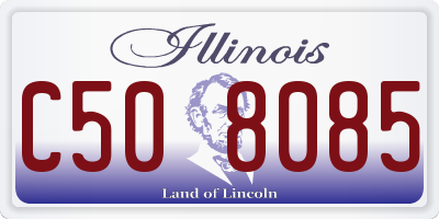 IL license plate C508085