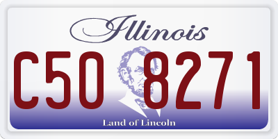 IL license plate C508271