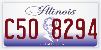 IL license plate C508294