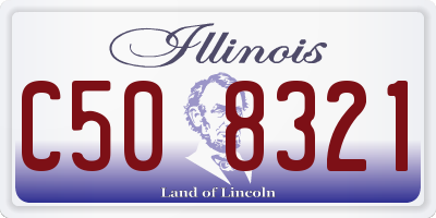 IL license plate C508321