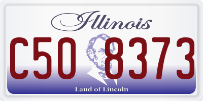 IL license plate C508373