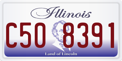 IL license plate C508391