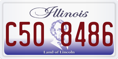 IL license plate C508486