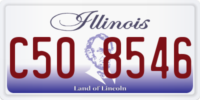 IL license plate C508546