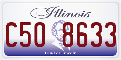 IL license plate C508633