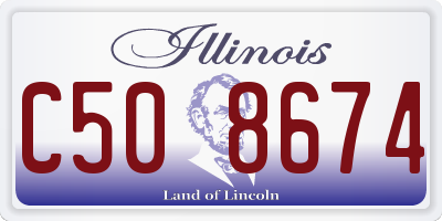 IL license plate C508674