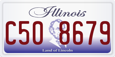 IL license plate C508679