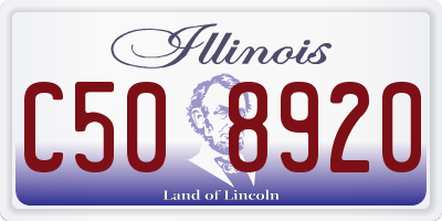 IL license plate C508920