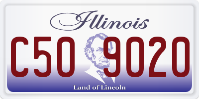 IL license plate C509020