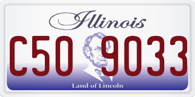 IL license plate C509033