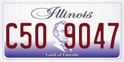 IL license plate C509047
