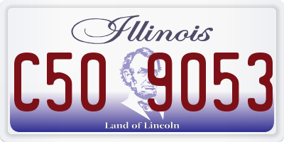 IL license plate C509053